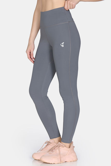 Zelocity Quick Dry Gym Leggings - Steel Grey — image 3